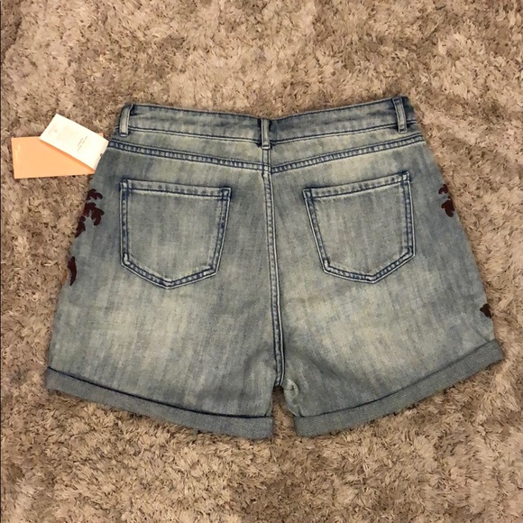 Scotch & Soda Embroidered Denim Shorts NWT - Picture 7 of 10